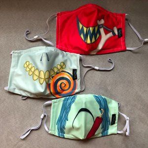 Nightmare Before Christmas Lock Shock Barrel masks